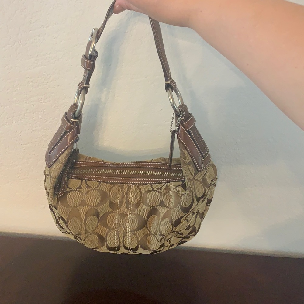 Vintage brown Coach purse